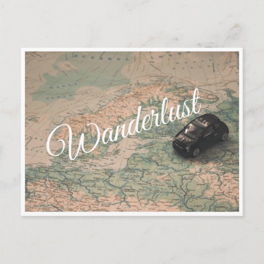 Wanderlust Postkarte (Vorderseite)