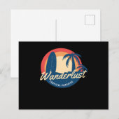 Wanderlust Postkarte (Vorne/Hinten)