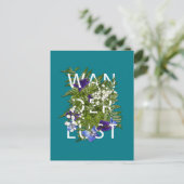 Wanderlust Postkarte (Stehend Vorderseite)