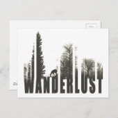 Wanderlust Postkarte (Vorne/Hinten)