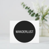 WANDERLUST POSTKARTE (Stehend Vorderseite)