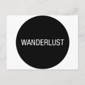 WANDERLUST POSTKARTE (Vorderseite)
