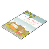 Wanderlust-Reise-Zeitschrift Notizblock (Linke Seite)