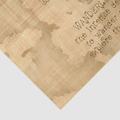 Wanderlust…" Reisendes Zitat auf Vintagem Papier (Ausschnitt)