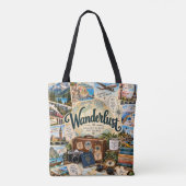 Wanderlust-Reisetasche Tasche (Rückseite)