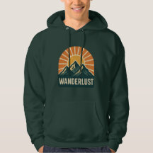 Wanderlust Retro Blue Mountain Sonnenaufgang Outdo