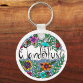 Wanderlust Schlüsselanhänger (Vorderseite)