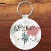 Wanderlust Schlüsselanhänger (Vorderseite)