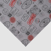 Wanderlust Seidenpapier (Ausschnitt)