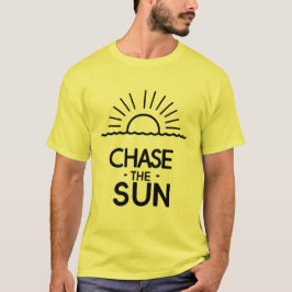 Wanderlust Sommer 'Chase The Sun' Grafik T-Shirt