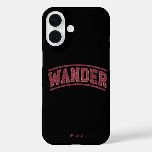 Wanderlust Soul iPhone 16 Hülle (Rückseite)