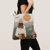 Wanderlust Sunset Tote Tasche mit künstlerischer N (Von Nahem)