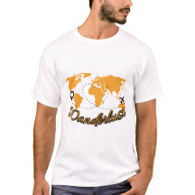 Wanderlust-T-Shirt | Grafik-Shirt mit Abenteuerkar