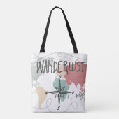Wanderlust Tasche (Rückseite)