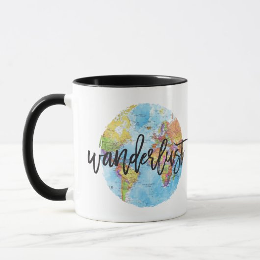 Wanderlust-Tasse Tasse (Links)