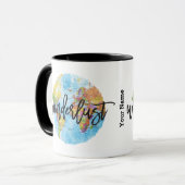 Wanderlust-Tasse Tasse (Vorderseite Links)