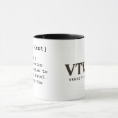 Wanderlust-Tasse Tasse (Zentrum)