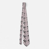 Wanderlust Travel Pattern Neck Tie Krawatte (Rückseite)