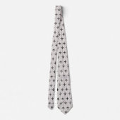 Wanderlust Travel Pattern Neck Tie Krawatte (Rückseite)