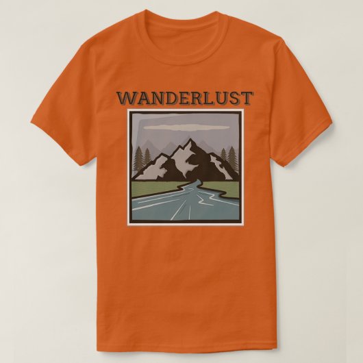 Wanderlust Trimix T-Shirt (Design vorne)