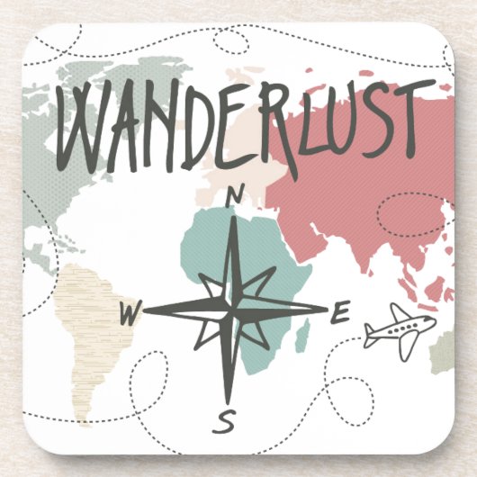 Wanderlust Untersetzer (Vorderseite)