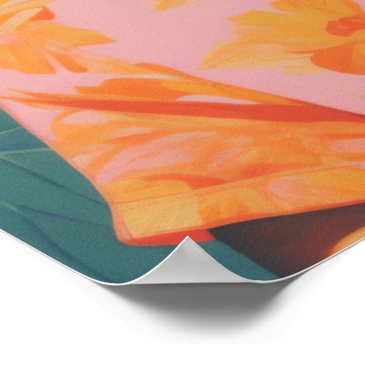 Wanderlust Vibes: Stilgefühl Poster (Ecke)