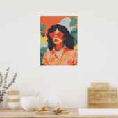 Wanderlust Vibes: Stilgefühl Poster (Küche)