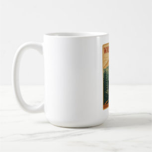 Wanderlust - Vintage Mountainbike-Wanderwege Kaffeetasse