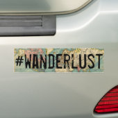 Wanderlust-Vintager Karten-Autoaufkleber Autoaufkleber (Auf Auto)