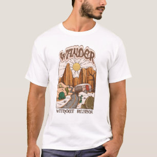 Wanderlust Western Ästhetik T-Shirt