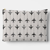 Wanderlustenmuster Zubehörtasche (Vorderseite)