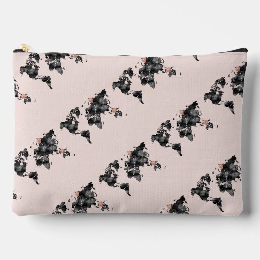 Wanderlustenmuster Zubehörtasche (Vorderseite)