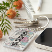 Wanderlustkarten-Schlüsselanhänger Schlüsselanhänger (Vorderseite rechts)