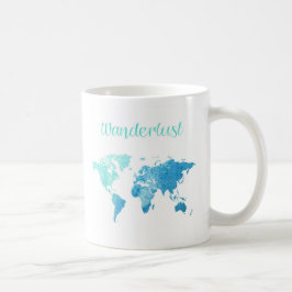 Wanderlustwatercolor-Tasse Kaffeetasse