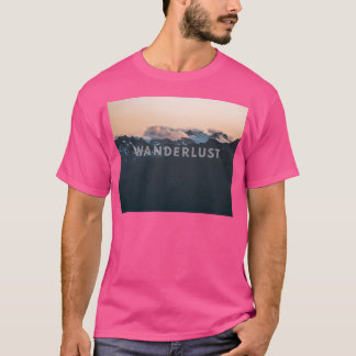 Wanderlustwolken bedecken den Hurrikan Ridge Mount T-Shirt