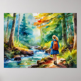 Wandermädchen Poster