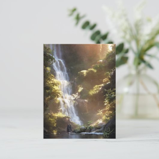 Wandermages Postkarte (Stehend Vorderseite)