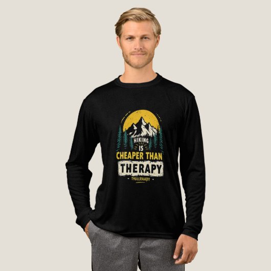 Wandermännchen Abenteuershirt Tri-Blend Shirt (Volle Vorderseite)