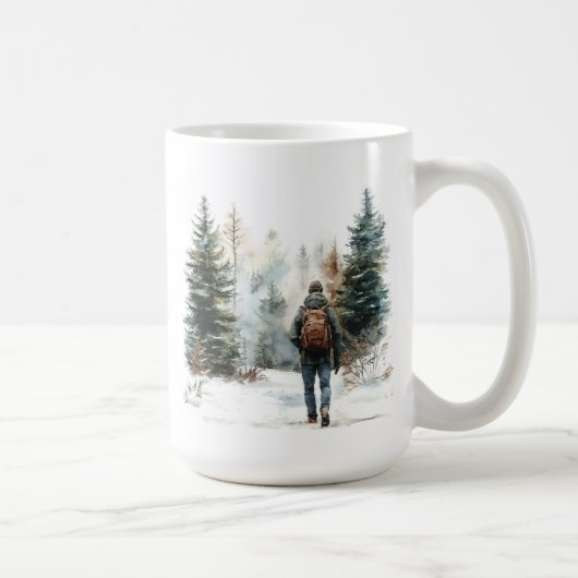 Wandermänner-Tasse Kaffeetasse (Rechts)