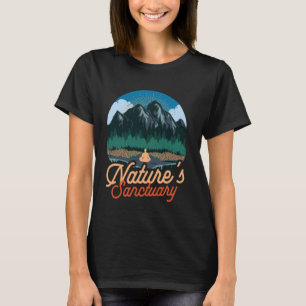 Wandermeditation Outdoor Naturliebhaber Wanderer T-Shirt