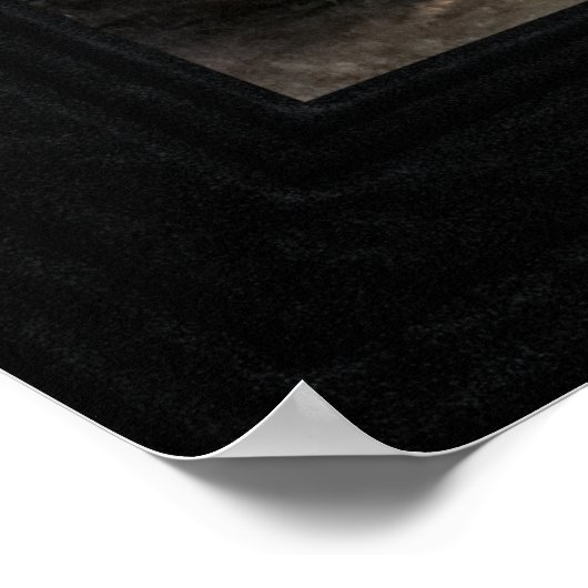 Wanderminstrels von Hubert Robert Poster (Ecke)