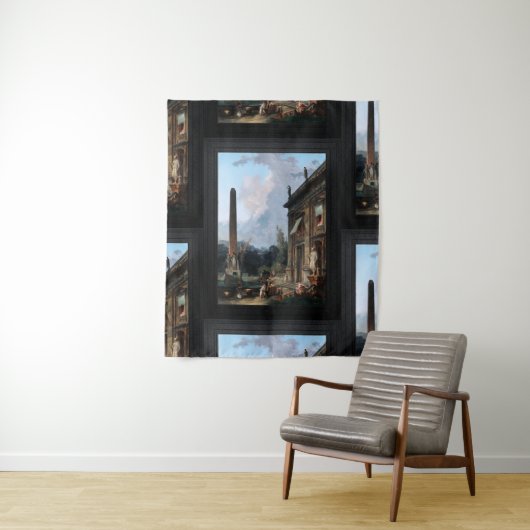 Wanderminstrels von Hubert Robert Wandteppich (Beispiel)