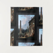 Wanderminstrels von Hubert Robert Wandteppich (Vorderseite)