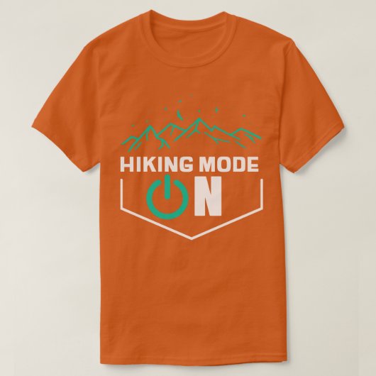 Wandermodus eingeschaltet T-Shirt (Design vorne)