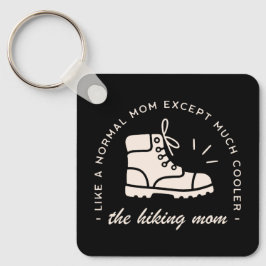 Wandermutterwanderung lustiges Outdoor-Retro Vinta Schlüsselanhänger