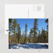 Wandern ab Mitchell Peak in Sequoia Postkarte (Vorne/Hinten)