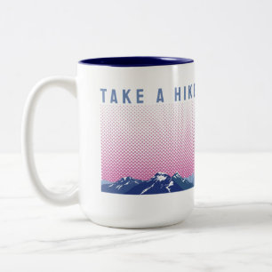 Wandern / Abenteuer im Freien Zweifarbige Tasse