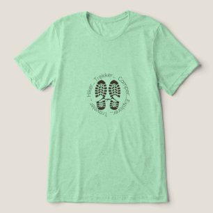Wandern-Abenteuer-T-Shirt mit individuellem Design Tri-Blend Shirt