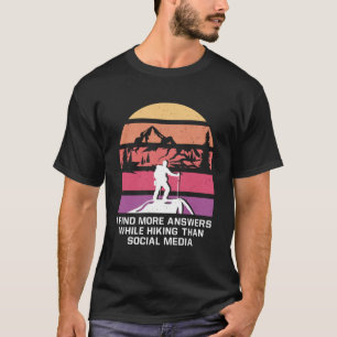 Wandern als Social Media Einführung Hiker Antisoci T-Shirt