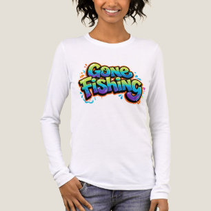 Wandern Angeln Lustiger Regenbogen Cartoon-Geschen Tri-Blend Shirt